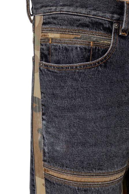 Schwarz/dunkelgrau D-mand 007g1 Gerade Jeans Diesel