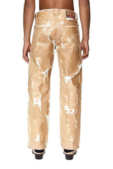 2010 007b7 Straight Jeans Diesel Hellbraun