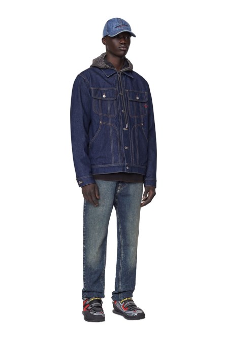 Diesel 2021 09b91 Bootcut-Jeans In Dunkelblau