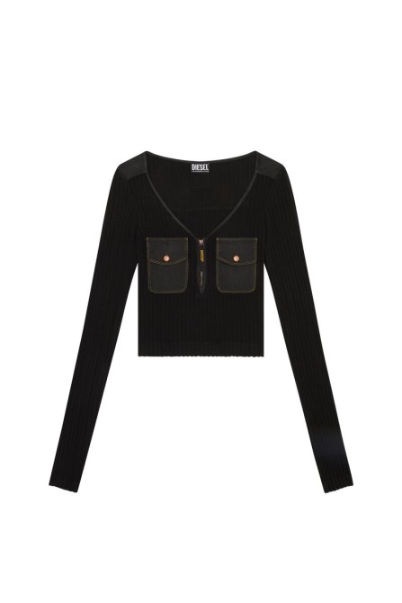 Diesel T-Bordie Schwarz