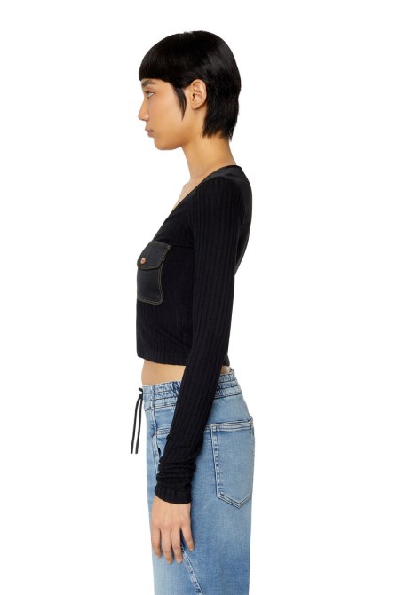 Diesel T-Bordie Schwarz