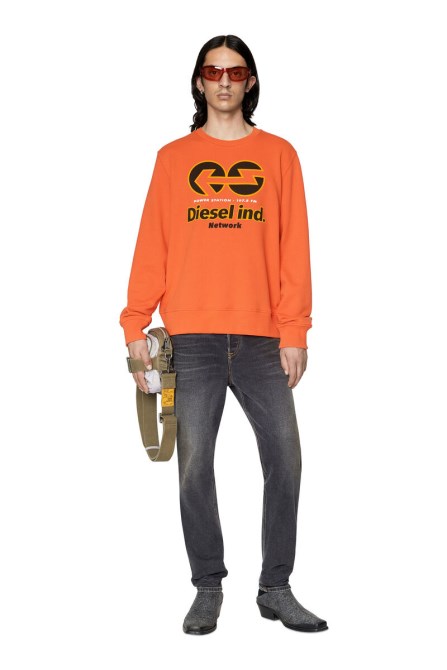 Diesel 2005 D-fining 09d66 Taillierte Jeans Schwarz/dunkelgrau