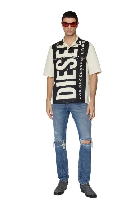 1995 09e02 Straight Jeans Diesel Mittelblau