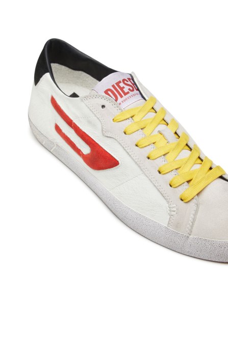 Weiß/rot S-leroji Low Diesel