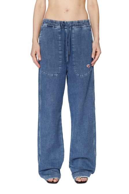 Mittelblau Diesel D-martians Track Denim 09c99 Gerade