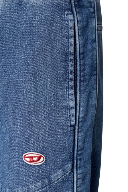 Mittelblau Diesel D-martians Track Denim 09c99 Gerade