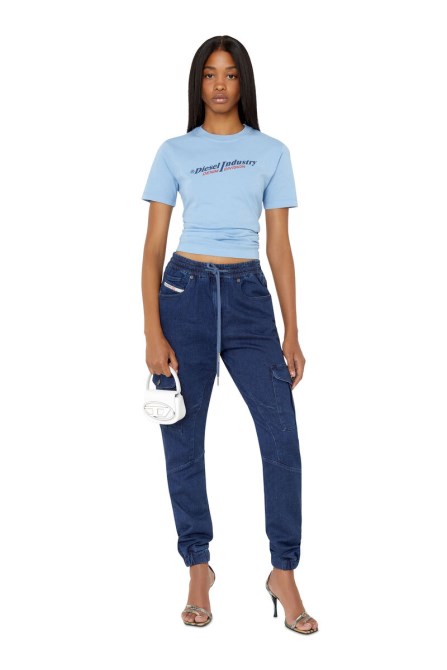 D-ursy Track Denim 069zq Schmaler Diesel In Dunkelblau