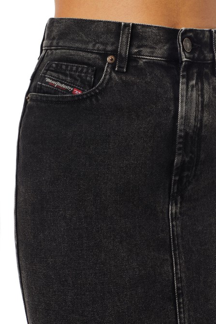 Schwarz/dunkelgrau De-ronny Bleistiftrock Diesel