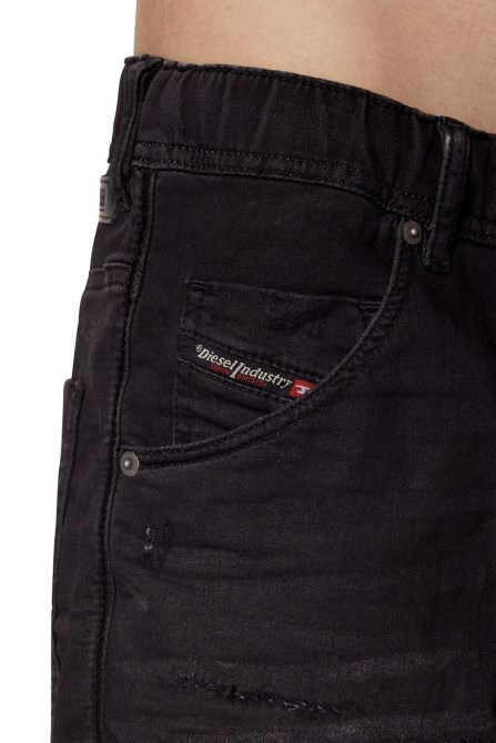 D-krooshort Joggjeans Diesel Schwarz