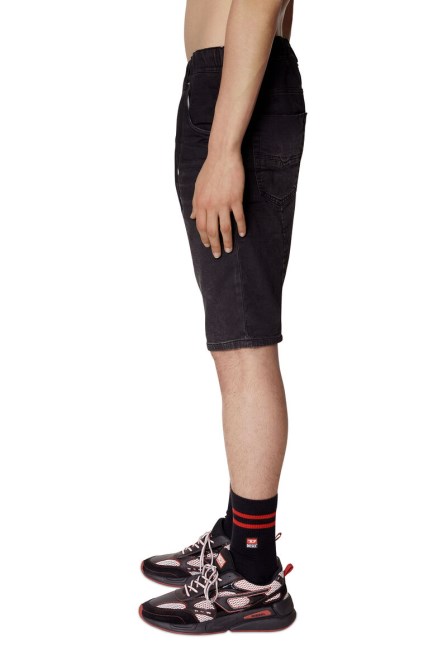 D-krooshort Joggjeans Diesel Schwarz