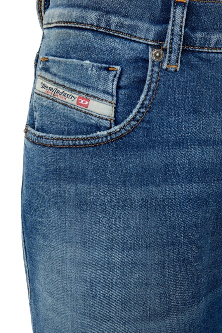 Mittelblaue D-strukt Joggjeans 068cx Slim Diesel
