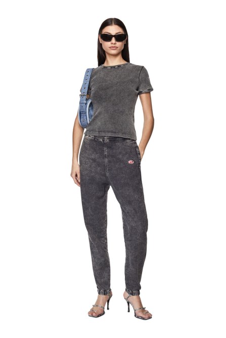 Diesel Schwarz/dunkelgrau D-lab Track Denim 069zf Konisch