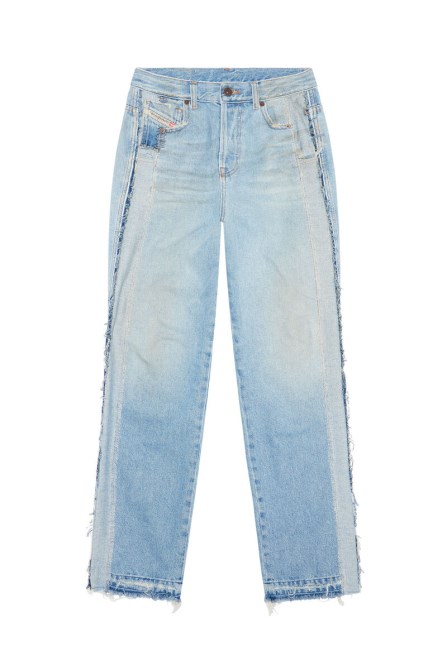 Diesel 1956 09e24 Gerade Jeans Mittelblau
