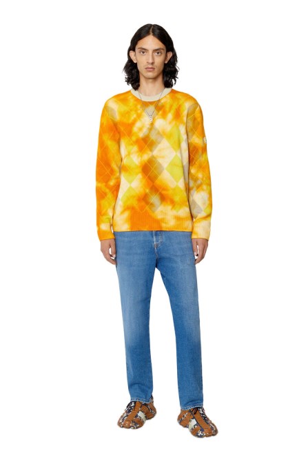 Diesel 2005 D-fining 09e34 Schmal Zulaufende Jeans Mittelblau