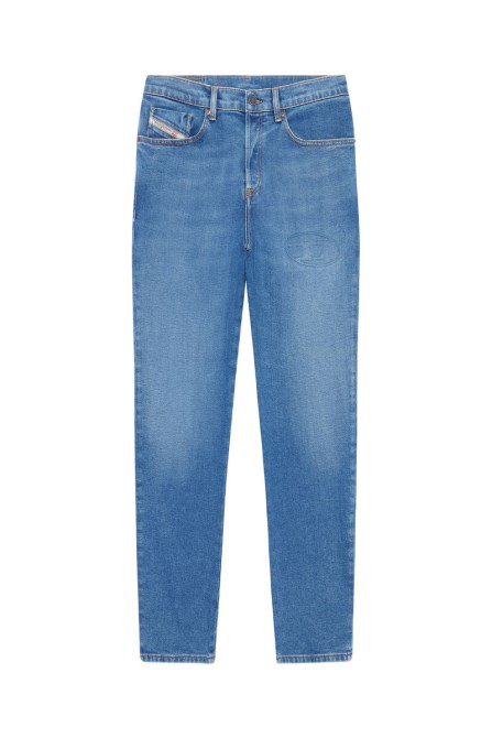 Diesel 2005 D-fining 09e34 Schmal Zulaufende Jeans Mittelblau