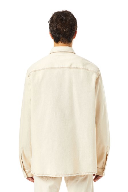 Weißes Diesel D-hor Arbeitskleidungshemd