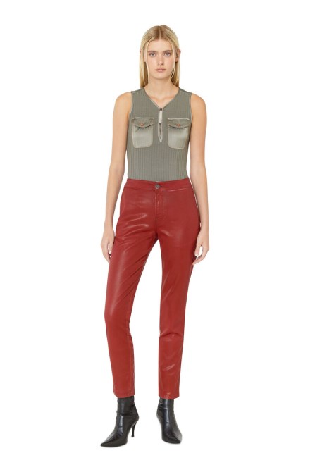 Diesel D-tail Track Denim 068bt Dünn Rot