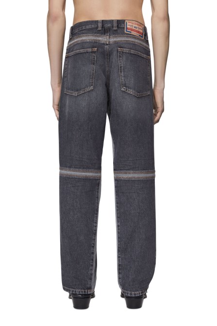 Diesel D-mand 09d15 Gerade Jeans Schwarz/dunkelgrau