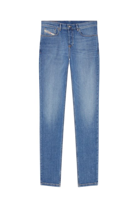 Diesel 2005 D-fining 09d47 Schmal Zulaufende Jeans Mittelblau