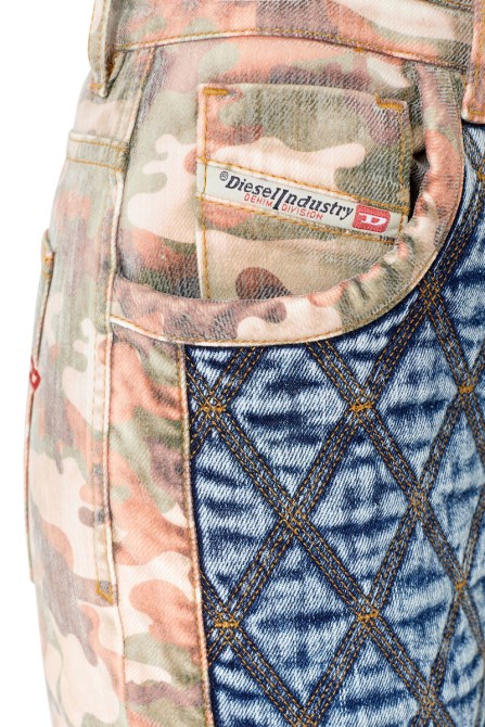 Hellblaue Diesel D-duct 0elad Superenge Jeans