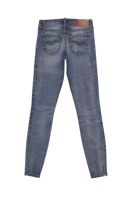 Mittelblauer Diesel Grupee-reißverschluss