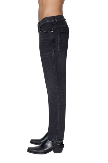 Diesel 2005 D-fining 09b83 Taillierte Jeans Schwarz/dunkelgrau