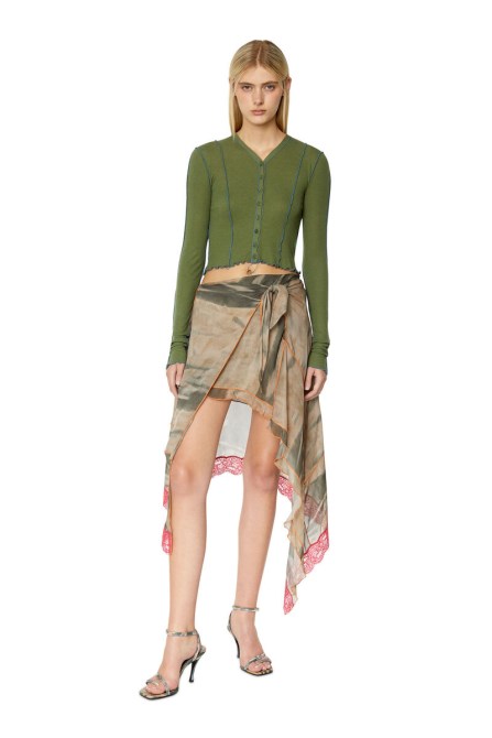 Olivgrüner Diesel T-ribyel-offen