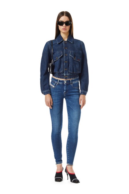 Mittelblau 2017 Slandy 09c21 Super Skinny Jeans Diesel