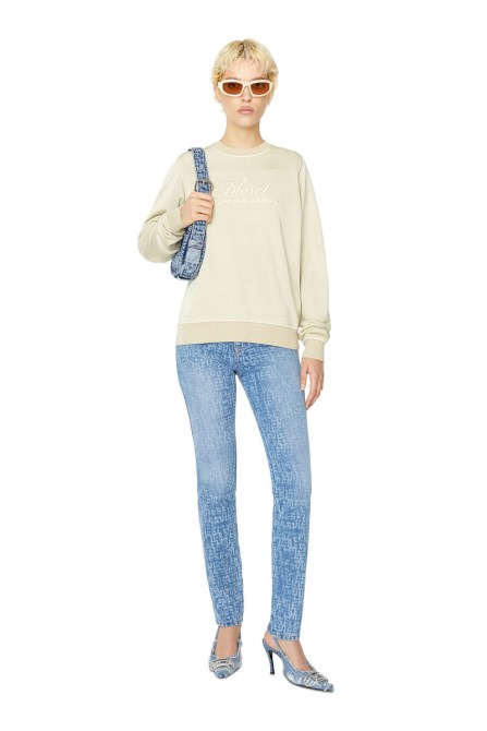 1994 007f5 Straight Jeans Diesel Hellblau