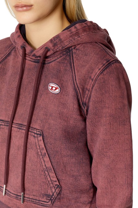 Roter Diesel D-angy Track-denim-hoodie
