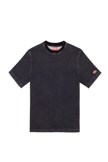 Schwarz/dunkelgrau D-biggor Track Denim T-shirt Diesel