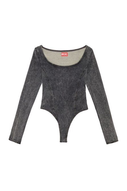 D-cho Track Denim Bodysuit Diesel Dunkelblau