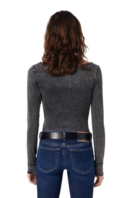 D-cho Track Denim Bodysuit Diesel Dunkelblau