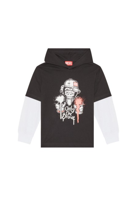 Diesel-teddas über Schwarz