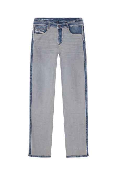 2020 D-viker 09c82 Gerade Jeans Diesel Mittelblau