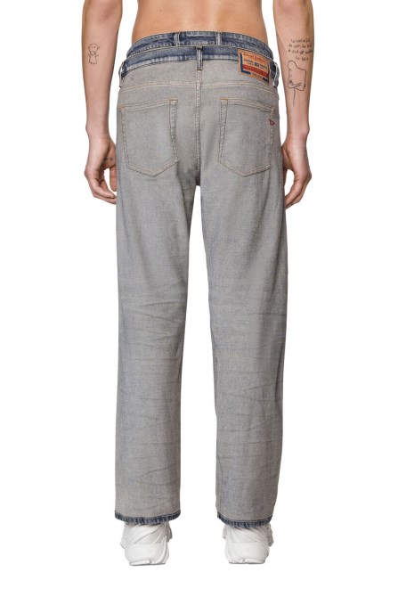 2020 D-viker 09c82 Gerade Jeans Diesel Mittelblau