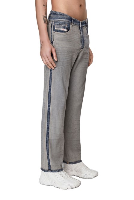2020 D-viker 09c82 Gerade Jeans Diesel Mittelblau
