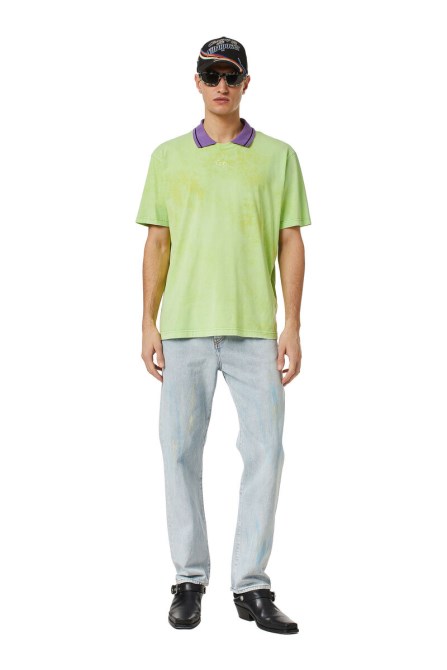 2020 D-viker 007b2 Straight Jeans Diesel Hellblau