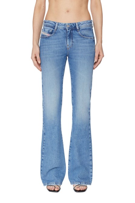 Diesel 1969 D-ebbey 09c16 Bootcut And Flare Jeans Mittelblau