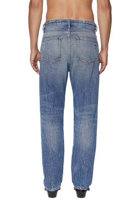Mittelblaue Diesel 2020 D-viker 09d55 Gerade Jeans