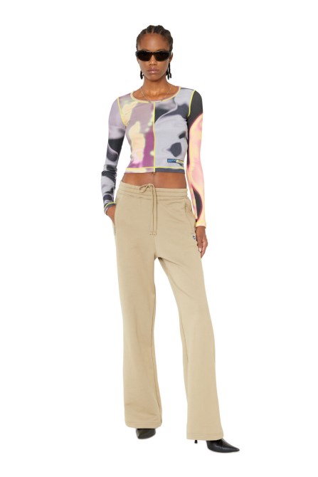 Diesel T-ballet-cut Schwarz/pink