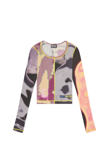 Diesel T-ballet-cut Schwarz/pink