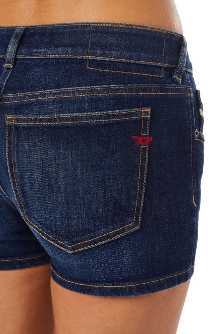 Dunkelblaue De-lyla Kurze Hose Diesel