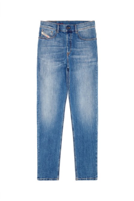 Diesel 2005 D-fining 0ehaj Schmal Zulaufende Jeans Mittelblau