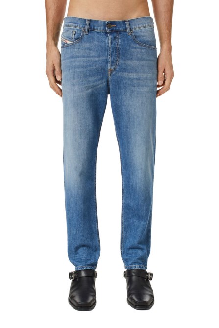 Diesel 2005 D-fining 0ehaj Schmal Zulaufende Jeans Mittelblau