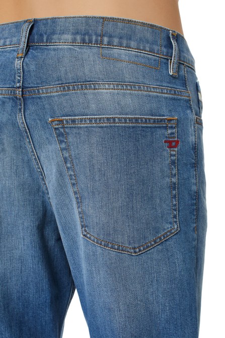 Diesel 2005 D-fining 0ehaj Schmal Zulaufende Jeans Mittelblau