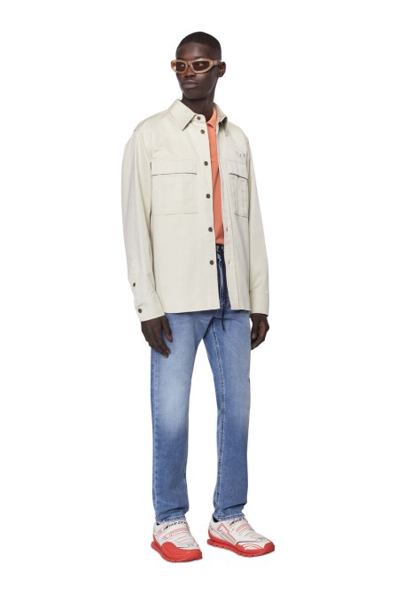 Diesel Krooley Joggjeans 069zu Schmal Zulaufend Hellblau