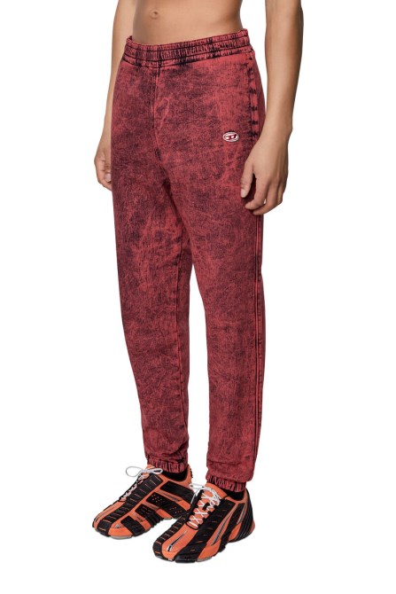 Roter D-lab Track Denim 09d16 Konischer Diesel