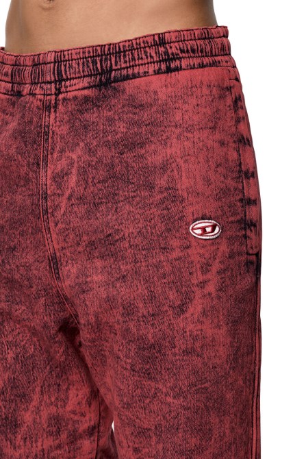 Roter D-lab Track Denim 09d16 Konischer Diesel