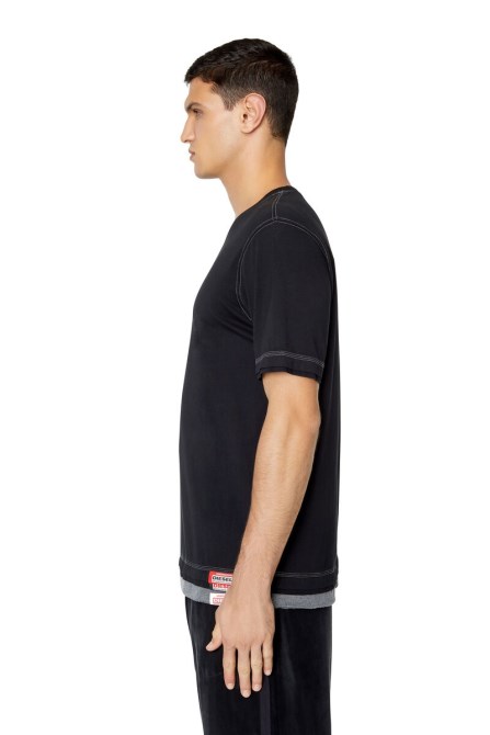 Schwarzer Diesel-t-juster